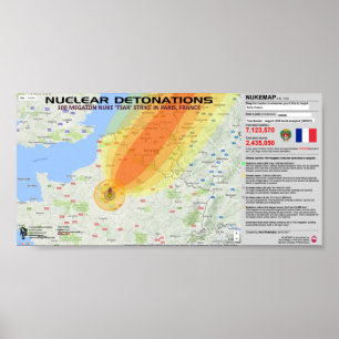 Nuclear Detonations - France Poster