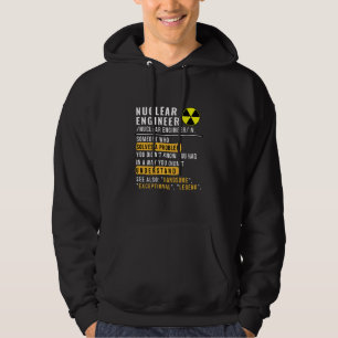 Nuclear Engineer Definition Funny Hoodie