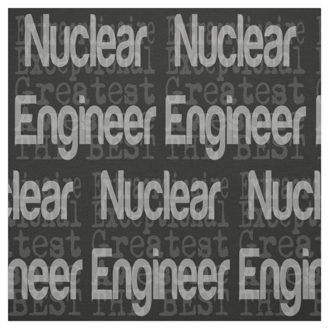 Nuclear Engineer Extraordinaire Fabric (Swatch)