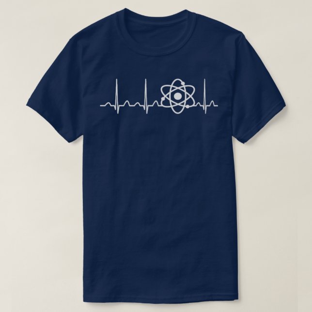 Nuclear Engineer Heartbea  T-Shirt (Design Front)