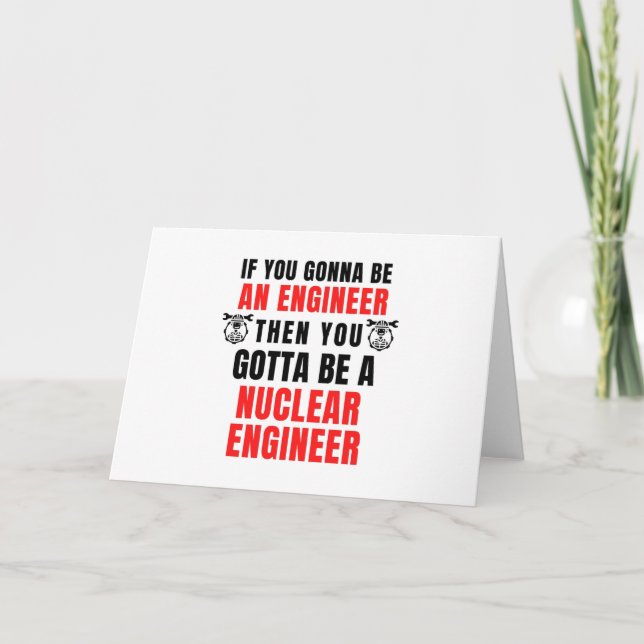 NUCLEAR ENGINEER HOLIDAY CARD (Front)