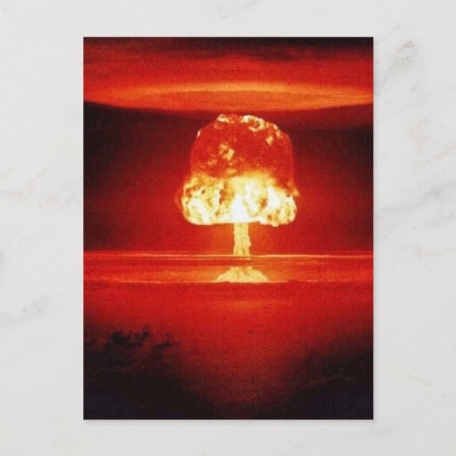nuclear-explosion postcard (Front)