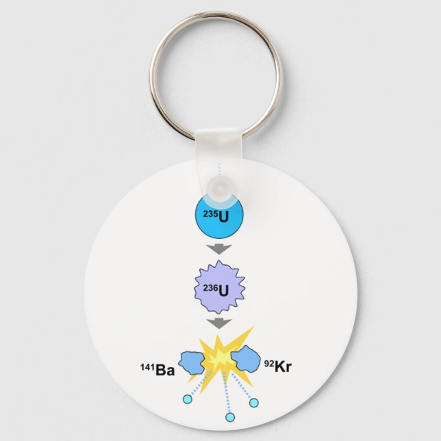 Nuclear Fission Key Ring (Front)