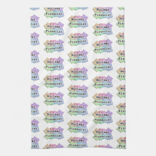 NUCLEAR FIZZACIST Kitchen, Bath, Bar TOWEL