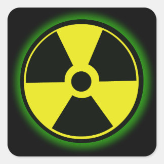 Nuclear Hazard Sticker