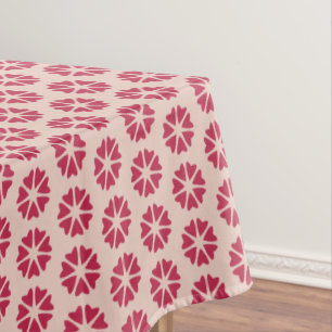 Nuclear Hearts - magenta red - seamless pattern. Tablecloth