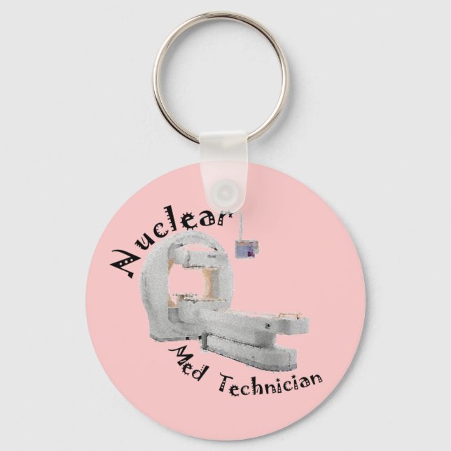 Nuclear Med Technician Gifts Key Ring (Front)