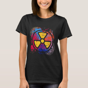Nuclear Medicine Radiation Symbol Colorful Radiolo T-Shirt