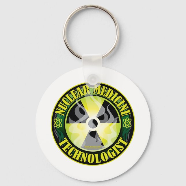 Nuclear Medicine Tech 2 Key Ring (Front)
