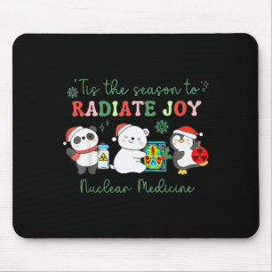 Nuclear Medicine Tech Christmas Holiday Radiology  Mouse Pad