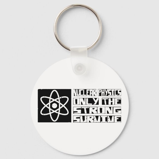 Nuclear Physics Survive Key Ring (Front)