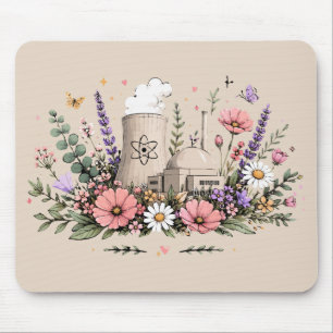 Nuclear Power Blossoms Mouse Pad