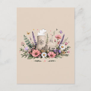 Nuclear Power Blossoms Postcard