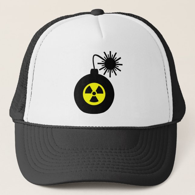 Nuclear Power Bomb Trucker Hat (Front)