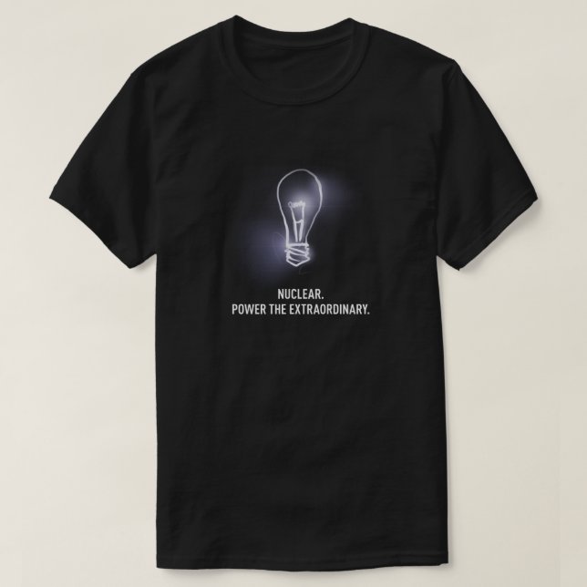 Nuclear. Power the Extraordinary Men's T-Shirt (Design Front)