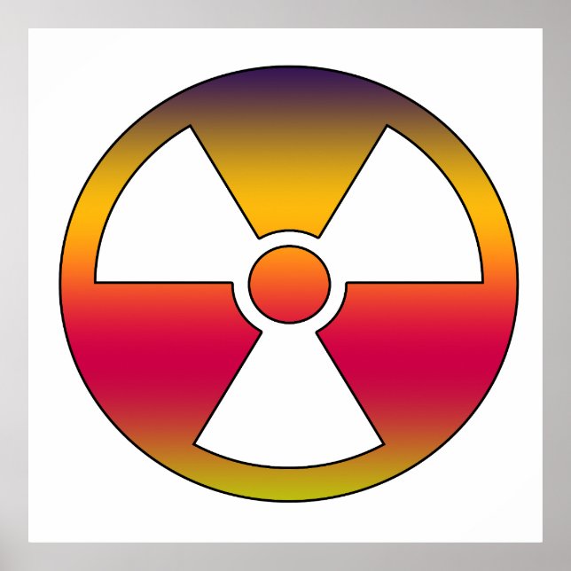 Nuclear radioactive sign (Front)