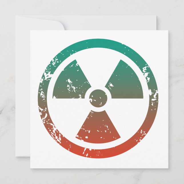 Nuclear radioactive sign (Front)