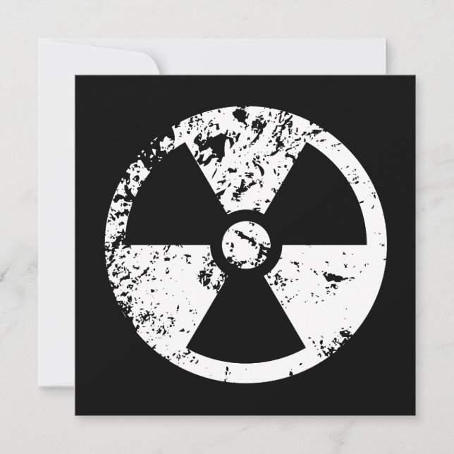 Nuclear radioactive sign (Front)