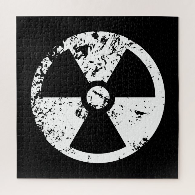 Nuclear radioactive sign jigsaw puzzle (Vertical)