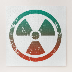 Nuclear radioactive sign jigsaw puzzle