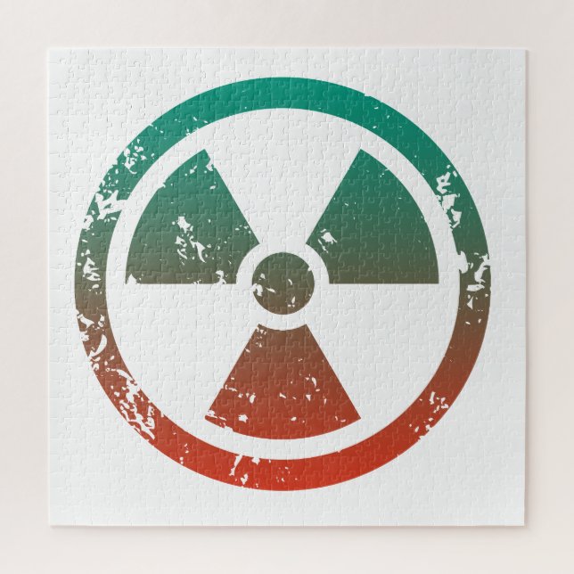 Nuclear radioactive sign jigsaw puzzle (Vertical)