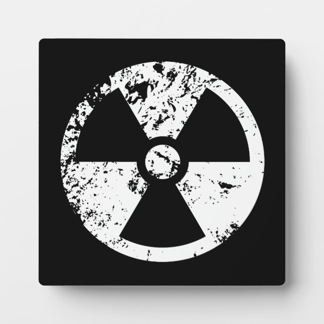 Nuclear radioactive sign plaque (Front)