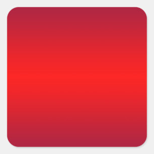 Nuclear Red Gradient - Poppy Reds Template Blank Square Sticker