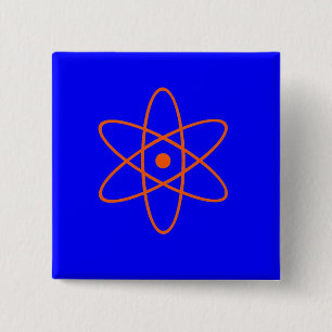 Nuclear Sign 15 Cm Square Badge