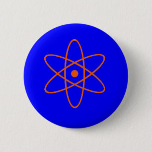 Nuclear Sign 6 Cm Round Badge