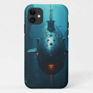 Nuclear submarines in deep water  iPhone 11 case