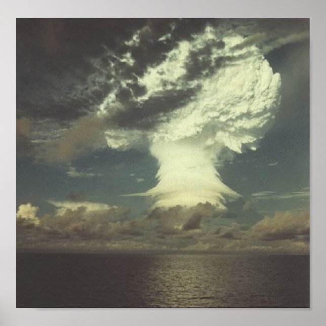 Nuclear Test Photo "Mike" Poster (Front)