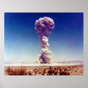 Nuclear Weapons Test Operation Buster-Jangle 1951 Poster