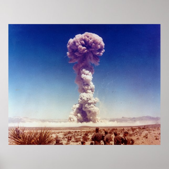 Nuclear Weapons Test Operation Buster-Jangle 1951 Poster (Front)