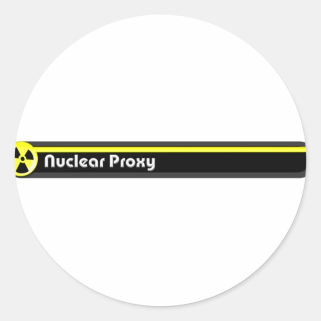 NuclearProxy.com Sticker (Front)
