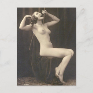 Nude Woman French Postcard