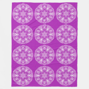 Nudibranch Mandala Fleece Blanket