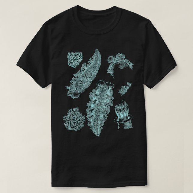 Nudibranch Sea Slug  T-Shirt (Design Front)