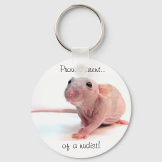 Nudist Rat Key Ring