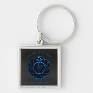 NUES Blue Key Ring