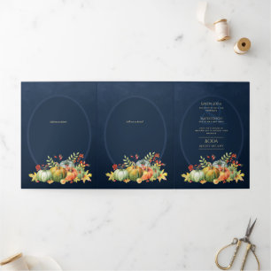 Nuestra Boda 6 page Spanish Wedding Invite