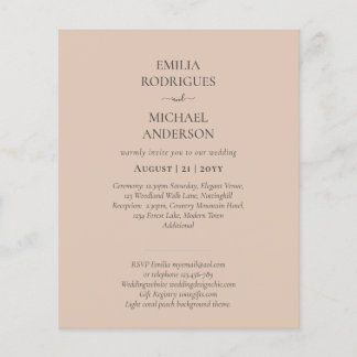 Nuestra Boda Modern Typography MANY COLORS INVITE Flyer