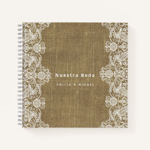 NUESTRA BODA Planificación o libro de visitas Notebook