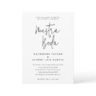 Nuestra Boda Spanish Language Black Script Wedding