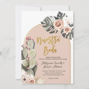 Nuestra Boda Spanish Wedding Invitacion Invitation