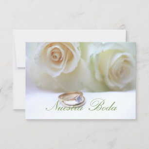 Nuestra Boda - Spanish  wedding invitation