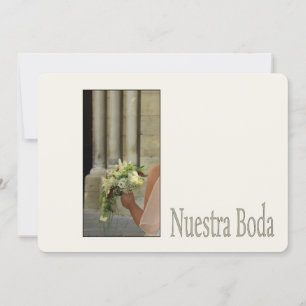 Nuestra Boda - Spanish  wedding invitation