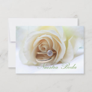 Nuestra Boda - Spanish wedding invitation