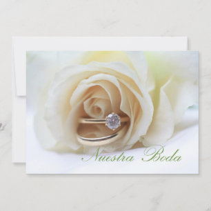 Nuestra Boda - Spanish  wedding invitation
