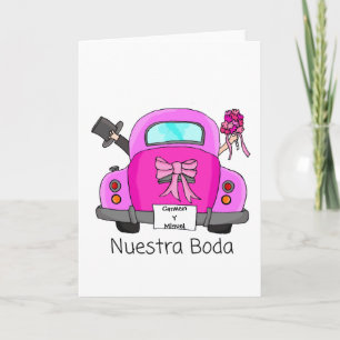 Nuestra Boda - Spanish  wedding invitation