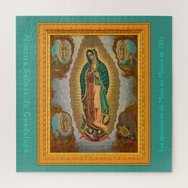 Nuestra Señora de Guadalupe Calming  Jigsaw Puzzle (Vertical)